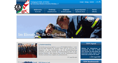 Desktop Screenshot of helferverein-thw.de
